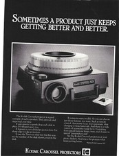 Kodak Carousel 760H Auto Focus Vintage Slide Projector PRINT AD 1979