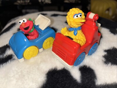 Vintage 1993 Tyco Playtime Inc Muppets Inc Jim Henson Prod Inc Elmo Big Bird 