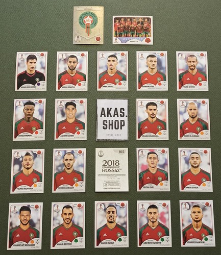 Juego de pegatinas de equipo de la Copa Mundial de la FIFA Rusia 2018 PANINI a elegir - Imagen 8 de 33