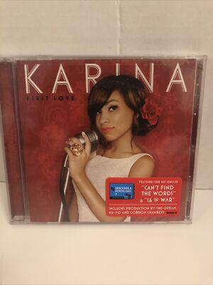 First Love * by Karina (CD, Aug-2008, Def Jam (USA)) Factory Sealed Cracked Case