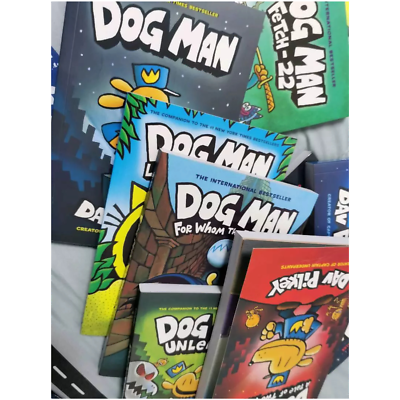 Dog Man Series Dogman Children's Collection 1-17 Books Set by Dav