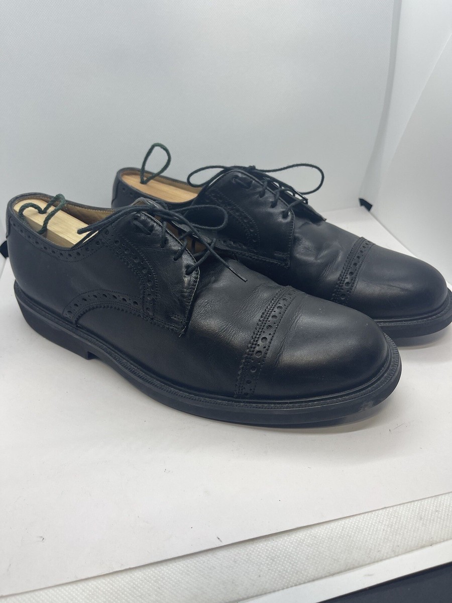 Florsheim Comfortech Shoes Mens 10.5 D Black Oxfords Lace Up 