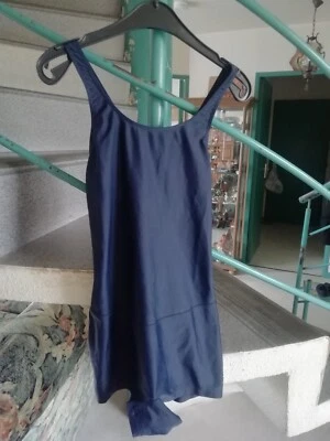 Maillot de Bain Bleu Foncé Taille 12/13Ans Marque Nabaiji Fille Occasion - Photo 1/3