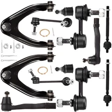 Front Upper Control Arm Ball Joint Tie Rod End Suspension Kit For 1997-2001 CR-V