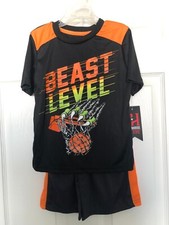 Clubhouse Active Shirt  Short Set Sz 4 Beast Level