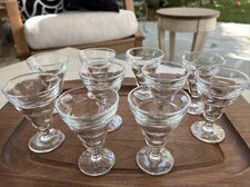 Vintage Duralex France Cordial Glasses Set of 10