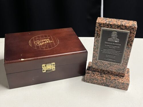 Mickey Mantle New York Yankees Limited Edition Replica Monument Park Plaque #7