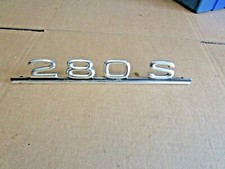 Mercedes W116 W108 W126 280S Modellzeichen Schriftzug Emblem chrom " 280S " orig Mercedes W116 W108 W126 280S Modellzeichen Schriftzug Emblem chrom " 280S " orig