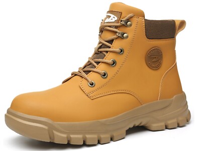 Steel Toe Work Boots for Men Women Lightweight Safety Shoes