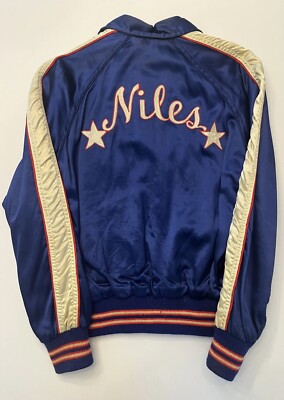 60s Vintage Satin Jacket ブルゾン スタジャン 60s Vintage Satin