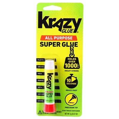 KrAZY Glue ORIGINAL, All Purpose INSTANT Crazy Glue, 1 Pack