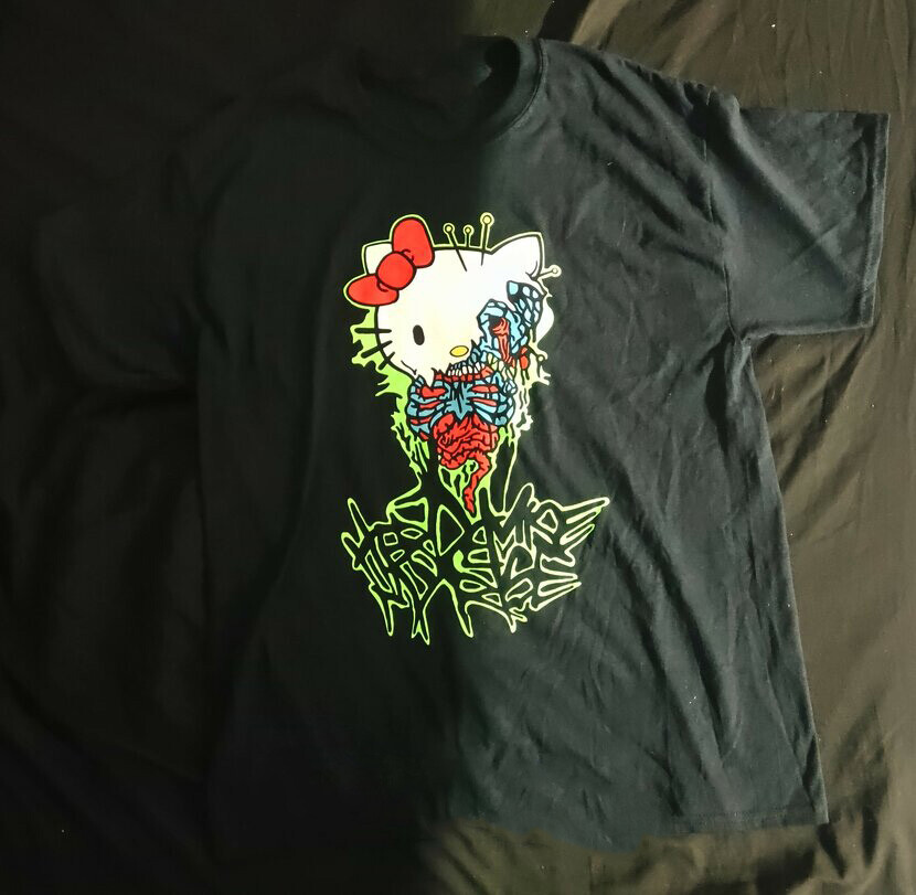 Her Demise My Rise Hello Kitty T-shirt Cotton Tee Shirt Size S-4XL