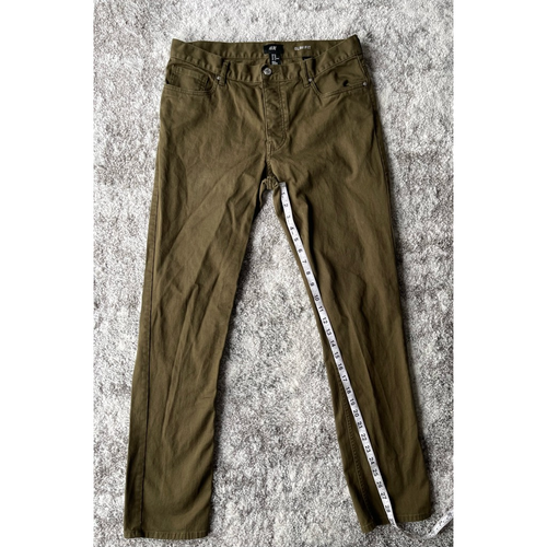 H\u0026M Mens Slim Fit Skinny Jeans Brown 5 