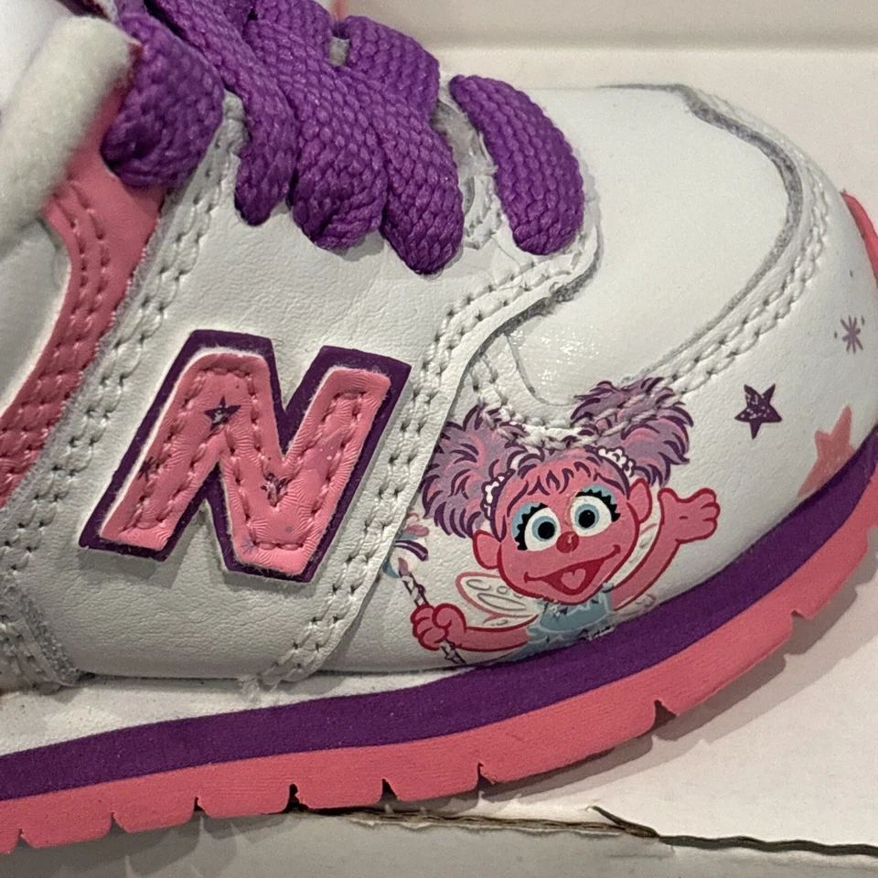 New Balance 574 Abby Cadabby talla 2 Baby X SESAME STREET RARO DS BLANCO ROSA 990 Foto 4 de 4