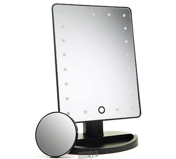 Small lighted makeup sale mirror