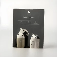 Andis Professional Barber Combo Hair Clipper and Trimmer - 66615 - Grey