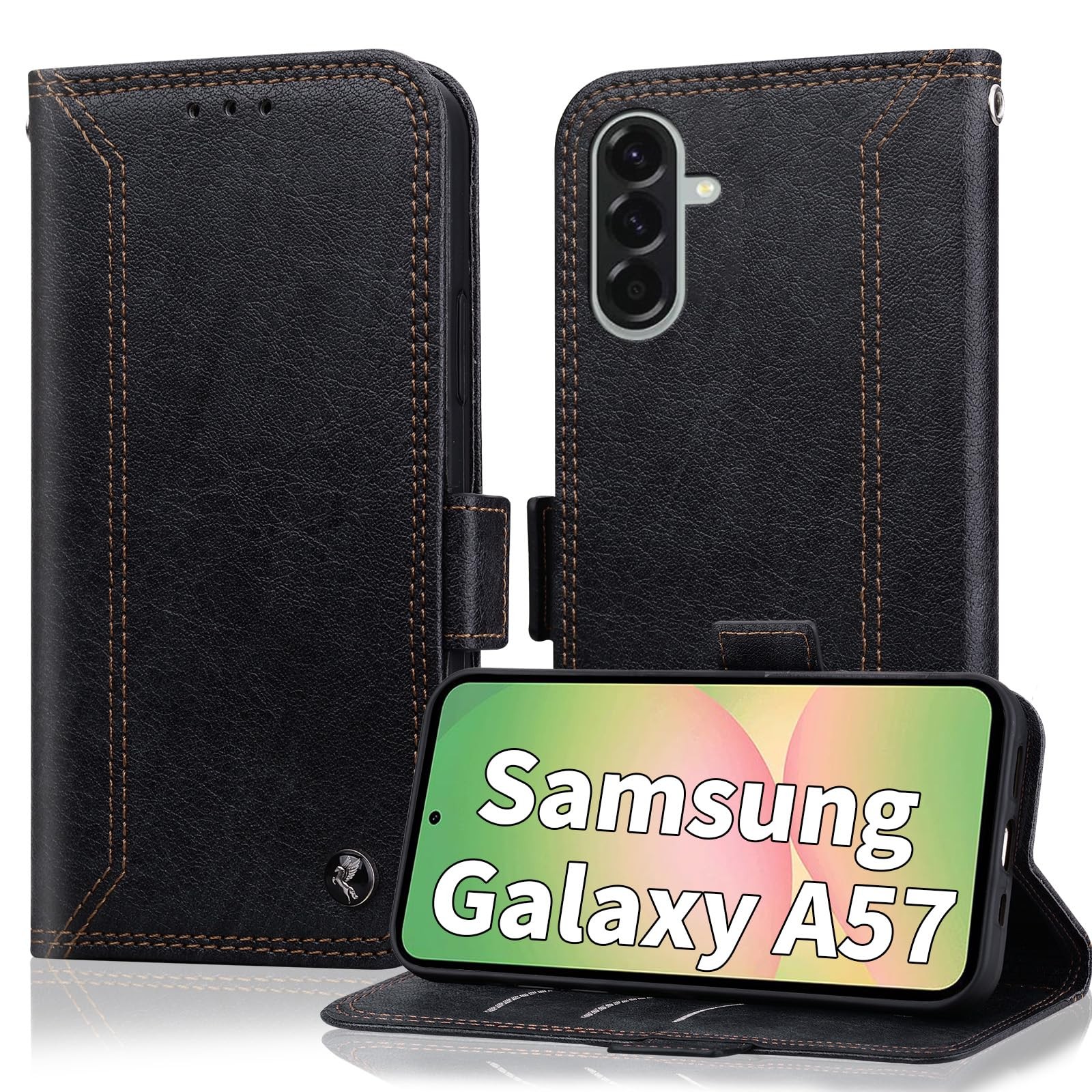 Housse Samsung A57 5G portefeuille pour trajets quotidiens etui de protection voyage