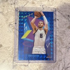 2025 Topps Blue X-Fractor #113 18/50 Zach LaVine Basketball Card