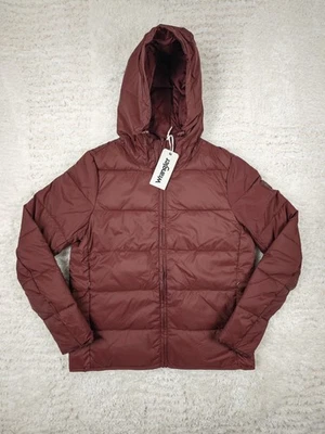 WRANGLER – Doudoune Légère Femme Bordeaux à Capuche – Tailles XS, S et L - Photo 1/4