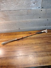 Vintage Shoe horn long handled wood senior shoehorn Boxer Dog Italy