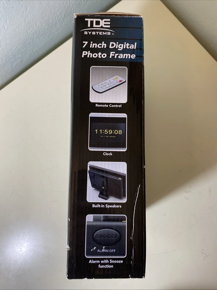 TDE Systems 7 inch Digital Photo Frame NIB - Image 3 of 4