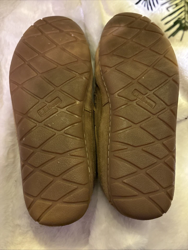 L.L. Bean Men's Wicked Good Moccasins Size 10 Wide - Image 4 of 4