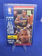 1991-1992 Fleer #216 Tim Hardaway All Star Team - Golden State Warriors - NBA