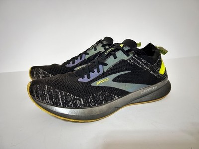 Brooks Levitate 4 Mens size 10.5 EU 44.5 Running Shoes Black Neon