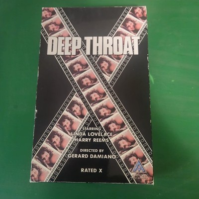 Deep Throat VHS * **Cover Only** 1990 ' No Tape' Cover Only