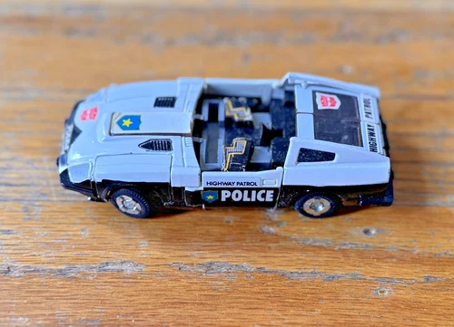 Transformers G1 Prowl 1984 Takara Hasbro Highway Patrol Police Car Vintage Robot