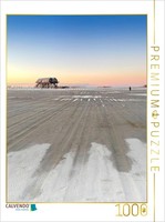Calvendo Puzzle Schnee Am Ordinger Strand | 1000 Teile Lege-GrößE 64 × 48 Cm Fot