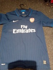 Boys 13-15 Years Old. Nike Arsenal 2009/10 Blue Away Football Shirt
