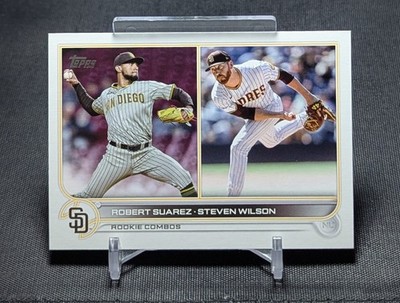 Robert Suarez/Steven Wilson Rookie Combos RC 2022 Topps Update Card US239 Padres