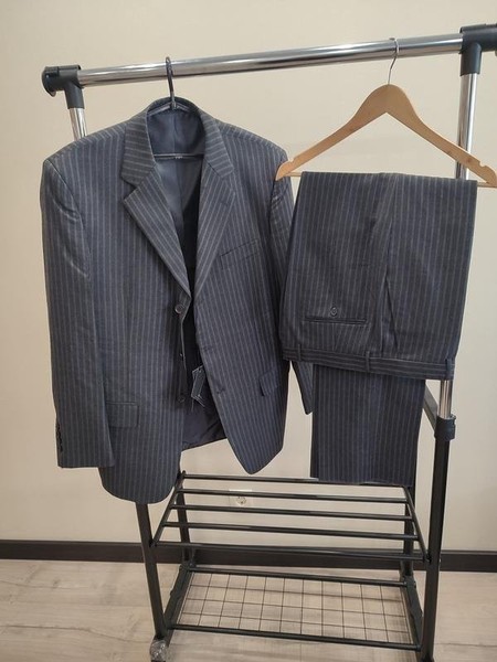 Herren Brioni Anzug Grau Wolle 44 / XXL / 52
