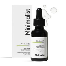 Minimalist 10 Niacinamide 30ml Serum with Zinc Vitamin B3 Reduces Acne Marks