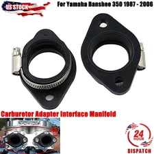 For Yamaha Banshee 350 1987-06 Carburetor Adapter Interface Manifold 33 34 35mm