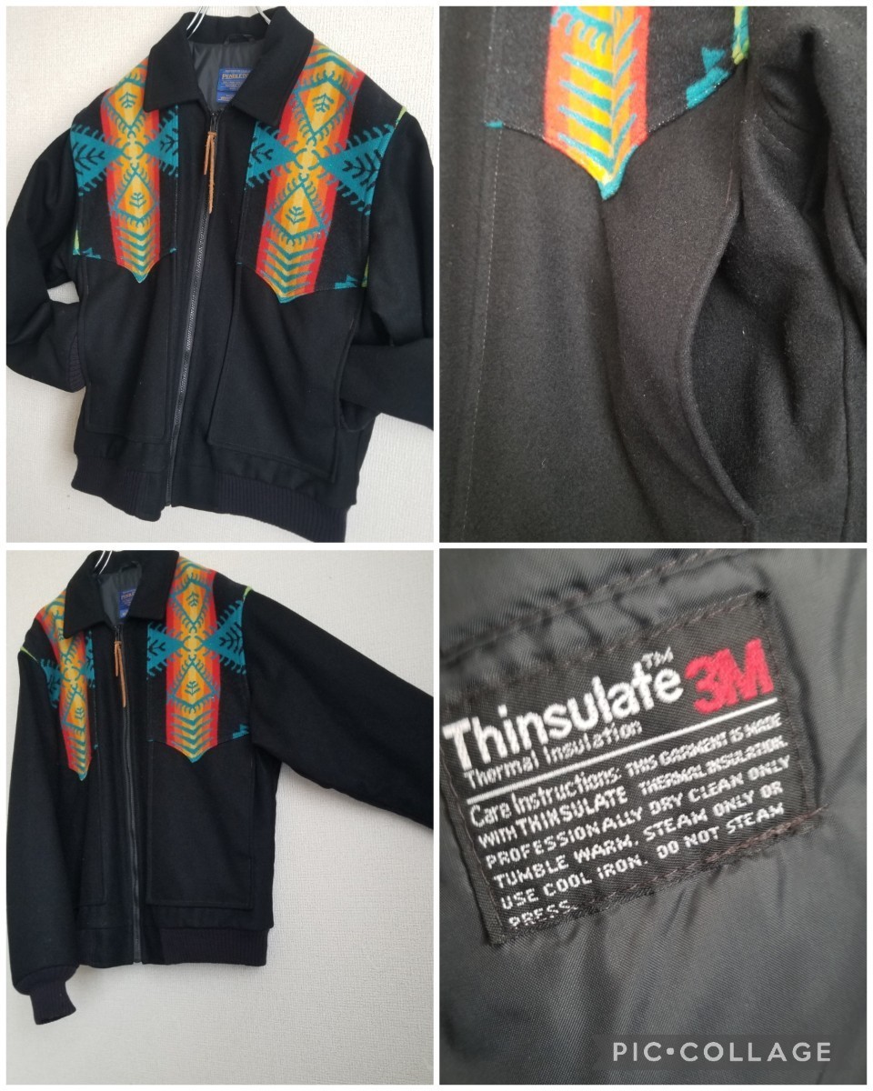 Pendleton Wool Jacket Native Pattern Vintage USA … - image 9