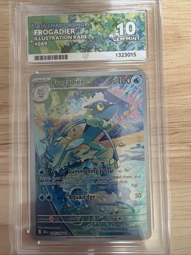 Frogadier Illustration Rare Ace 10 Pokemon Card