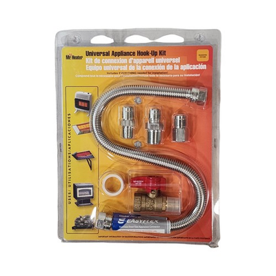 #ad Mr. Heater Universal Gas Appliance Hook Up Kit F271239 w Hose amp; Adapters $21.95