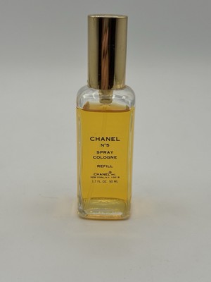 Vintage Chanel No.5 Spray Cologne 1.7 oz / 50 ml Rare 1970s Original Bottle