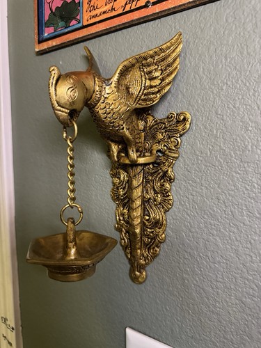 brass diya oil lamp