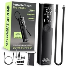 Tire Inflator Portable Air Compressor for Car, Bike, Motorcycle, Ventus Pro