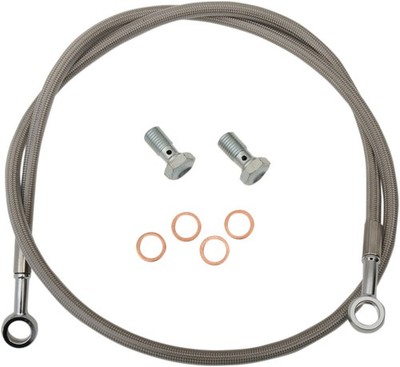 Parts Unltd Extended Length Brake Line-37in. for 2016 Yamaha RS90L RS Vector LE