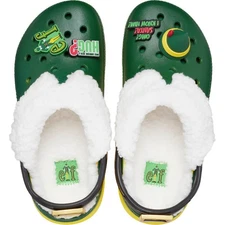 Crocs Elf Classic Lined Clogs – Fuzzy Slippers, Indoor/Outdoor