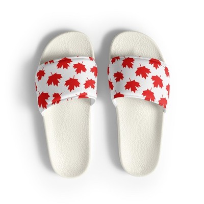Canadian Flag Maple Leaf Men s slides