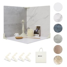 5 PCS Boards Photo Backdrop 16x16 Inch Flat Lay Food Photography Background