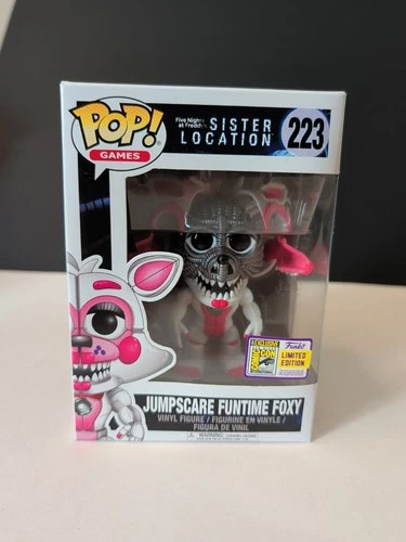 Funko POP! Games SDCC 2017 LE Sticker Jumpscare Funtime Foxy FNAF #223