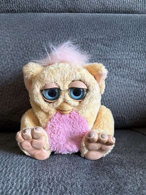 2005 Hasbro Furby Baby Sand Körper rosa Brust Emoto-Tronic Spielzeug 