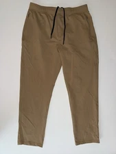 Public Rec Pants Men 36x30 Beige All Day Every Day Sweat Nylon Stretch Active