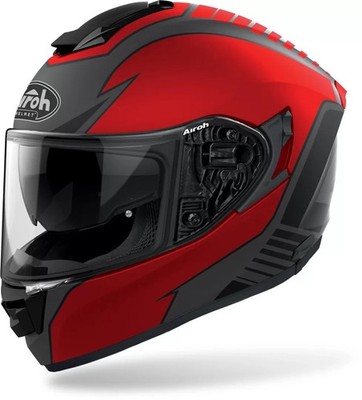 Airoh St 501 Type Red Matt Full Face Fiber Helmet Size XXL Helmet Helmets